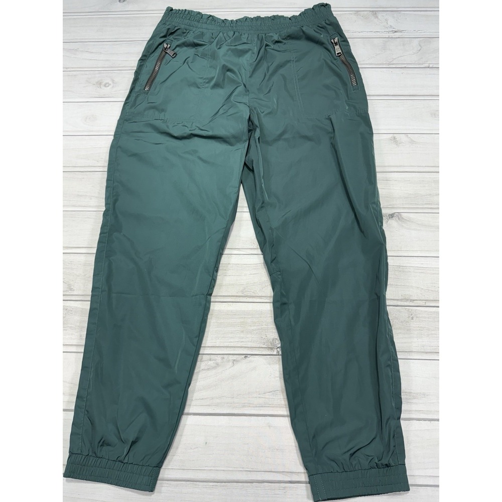 Alp N Rock Pants Womens XL Green Active Joggers Rain Zip Pockets